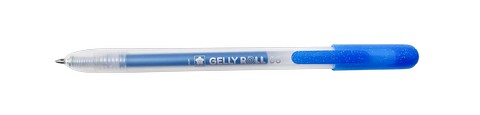 Gelly Roll Pens, Retractable, Metallic, Blue