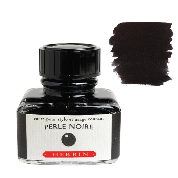 Herbin Fountain Pen Ink, Perle Noire