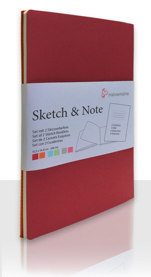 Hahnemühle Sketch & Note Bundle, Red A6
