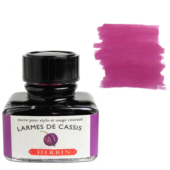 Herbin Fountain Pen Ink, Larmes de Cassis