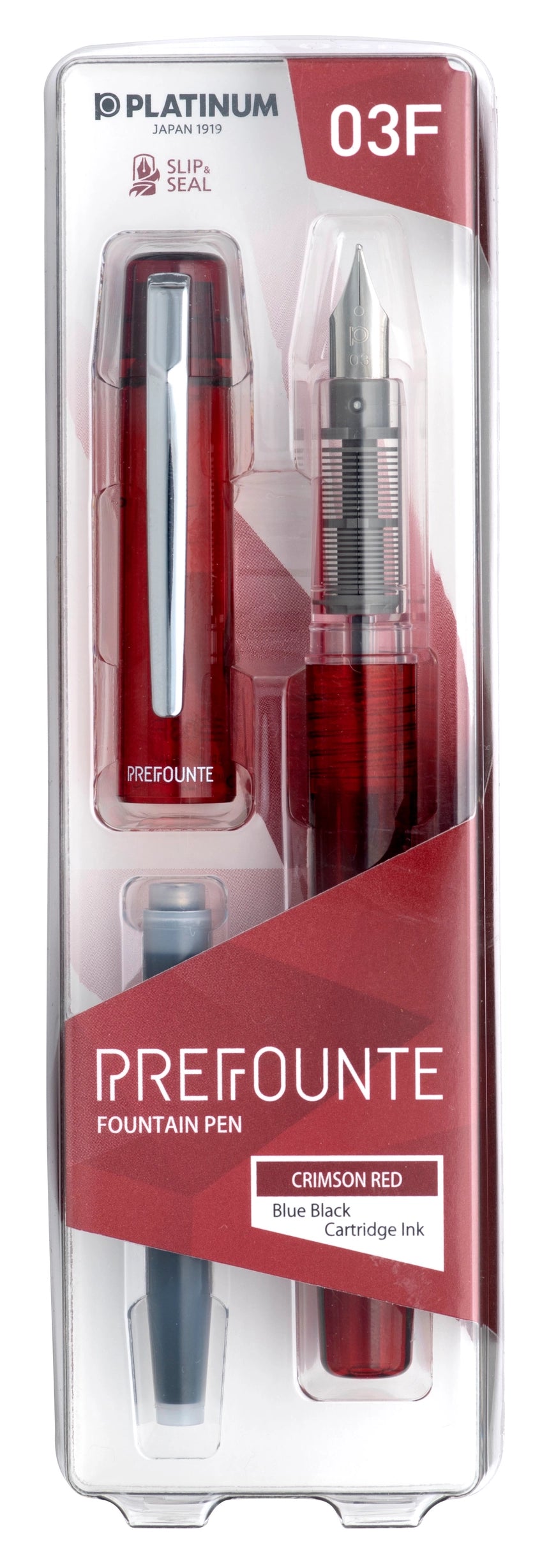 Prefounte Pen, 03, Crimson Red