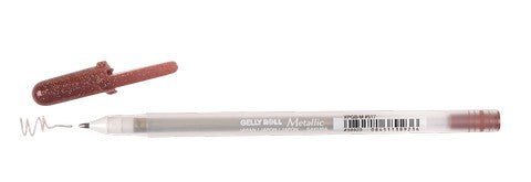 Gelly Roll Pens, Metallic, Sepia