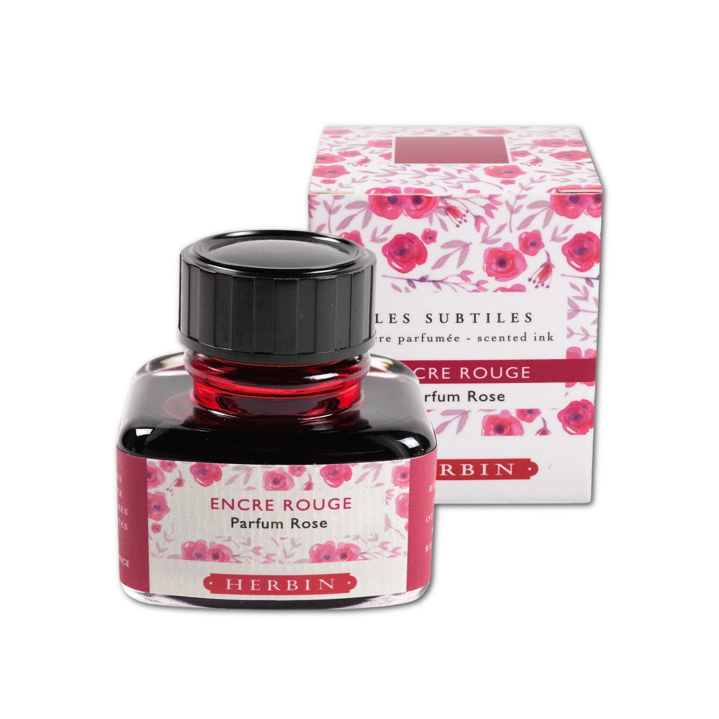 Herbin Scented Fountain Pen Ink, Rouge, Rose