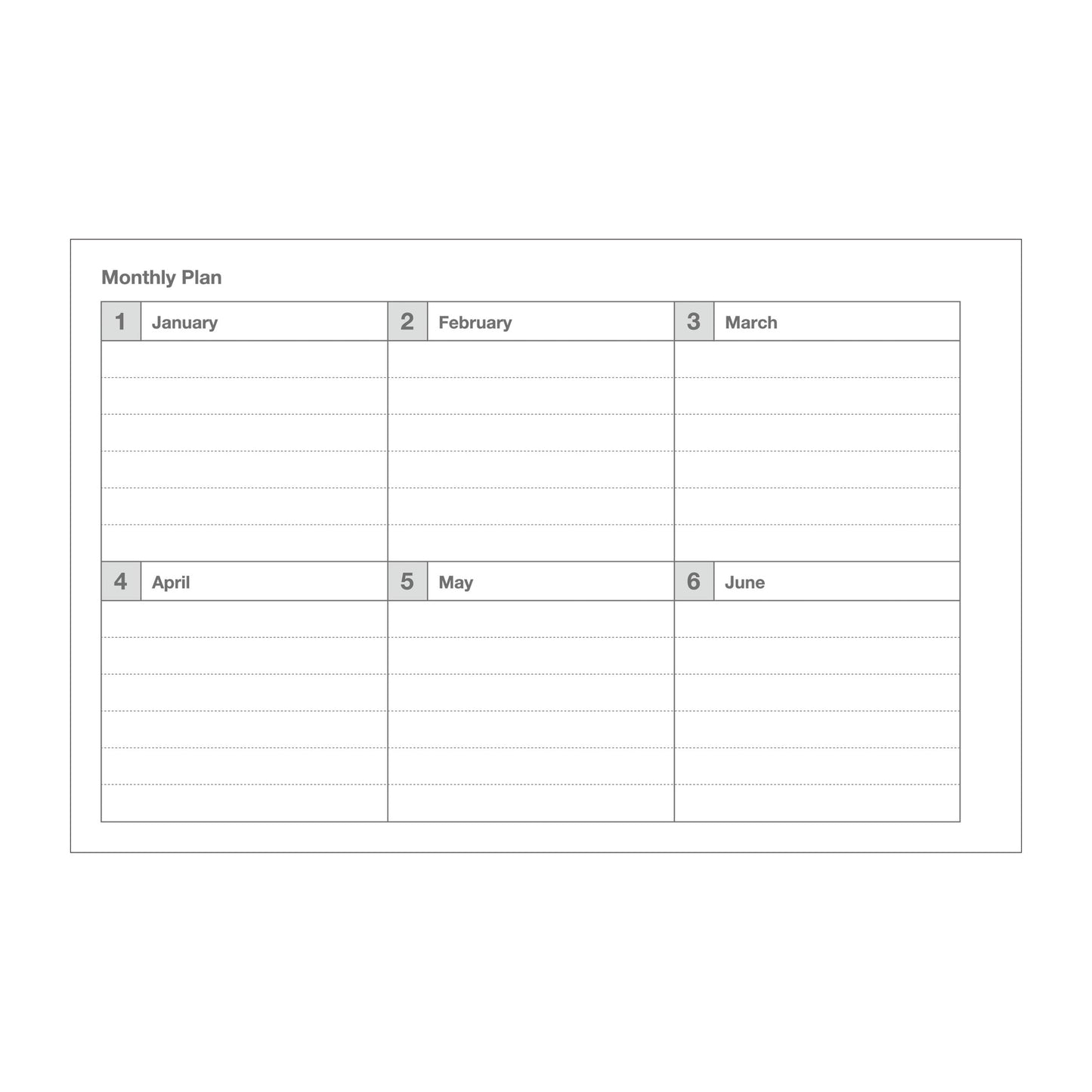 Dayfree Weekly Schedule, Black