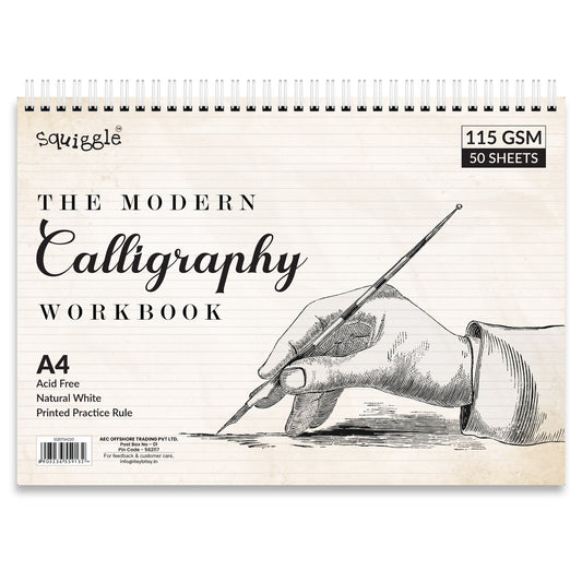 The Modern Calligraphy Workbook by Little Birdie A4