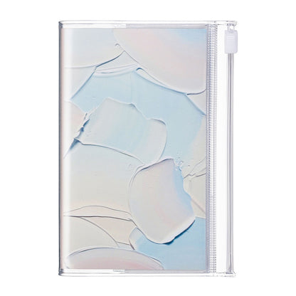 Grid Notebook by EDiT with PVC Cover, B7 size, Painting Cover Variant B by Yoshiki Okamura