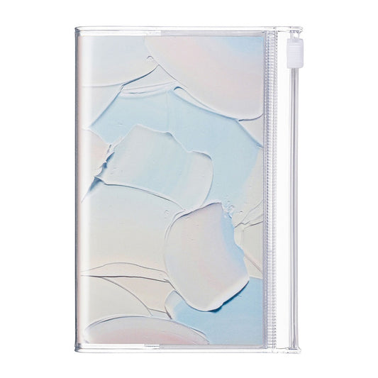 Grid Notebook by EDiT with PVC Cover, B7 size, Painting Cover Variant B by Yoshiki Okamura