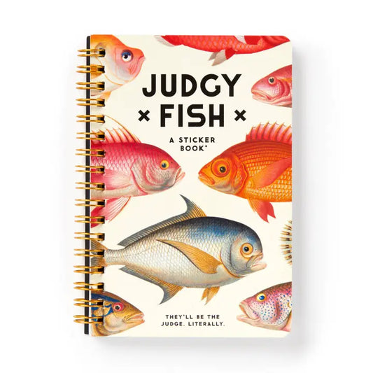 Sticker Book by Brass Monkey, Judgy Fish