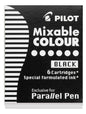 Pilot Parallel Pen Cartridges, pack of 6 Black