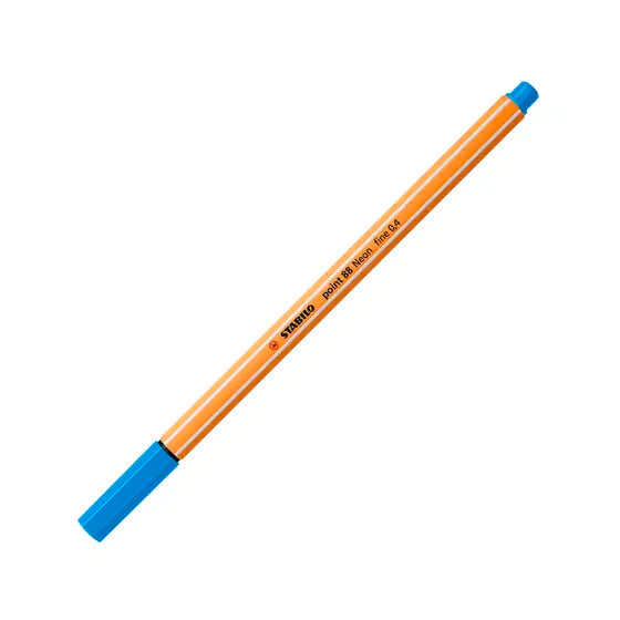 Stabilo Point 88 Fineliner, Neon Blue
