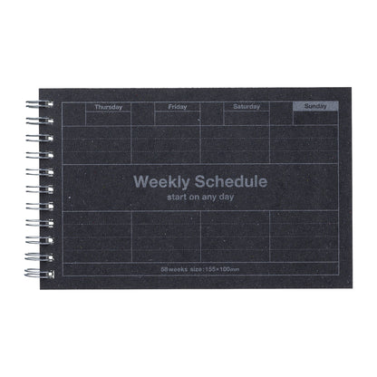 Dayfree Weekly Schedule, Black