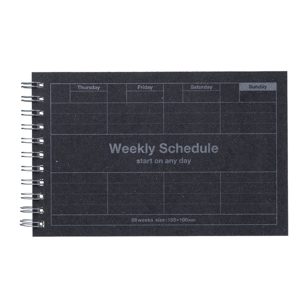 Dayfree Weekly Schedule, Black