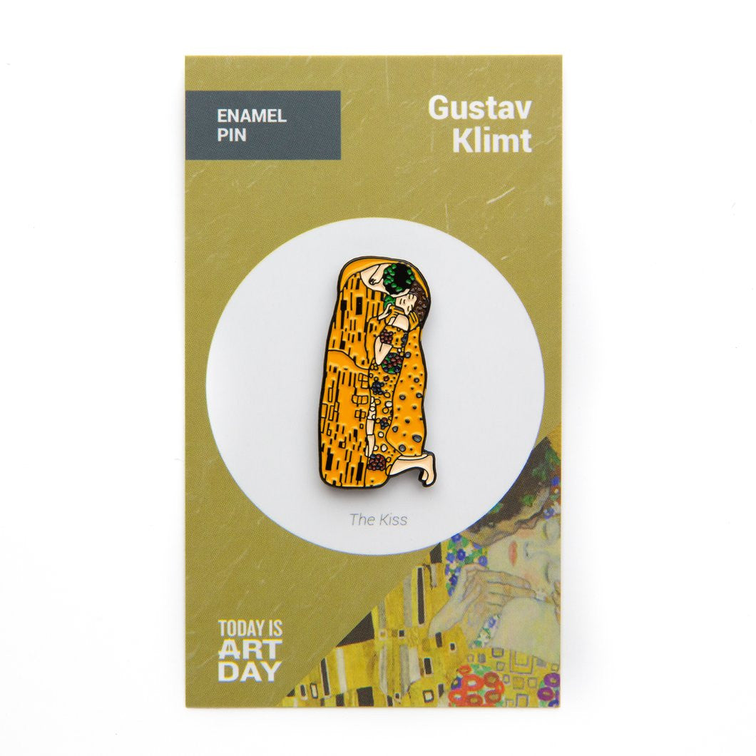 Enamel Pin: Klimt's Kiss