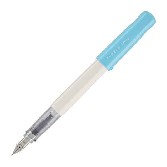 Pilot Kakuno Fountain Pen, Fine, Turquoise & White