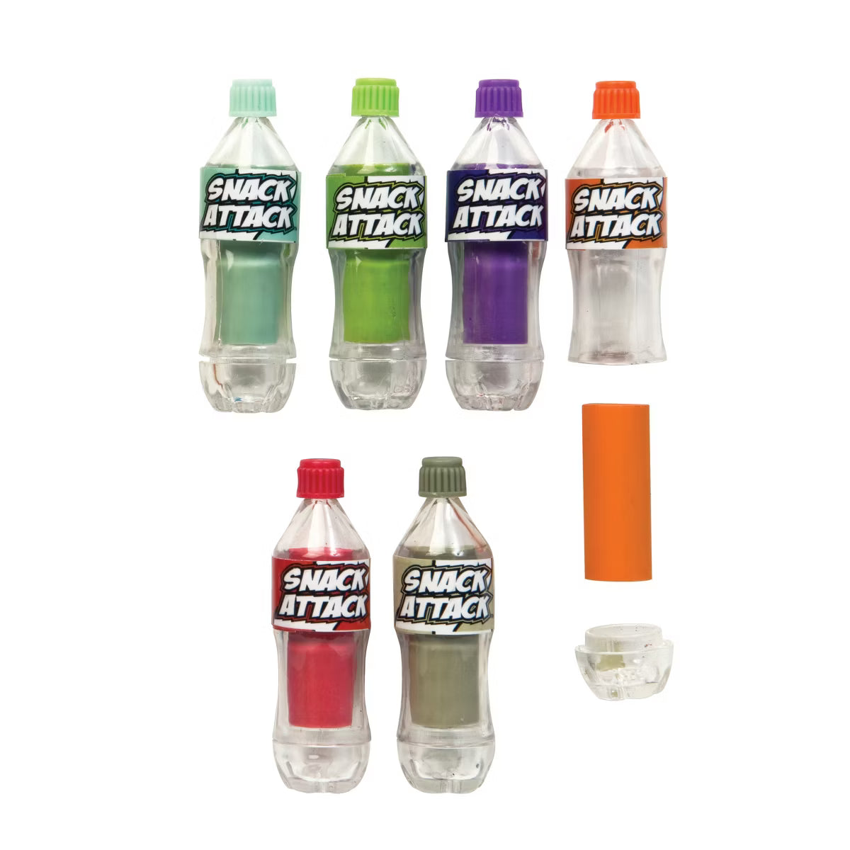 Snack Attack Soda Bottle Eraser