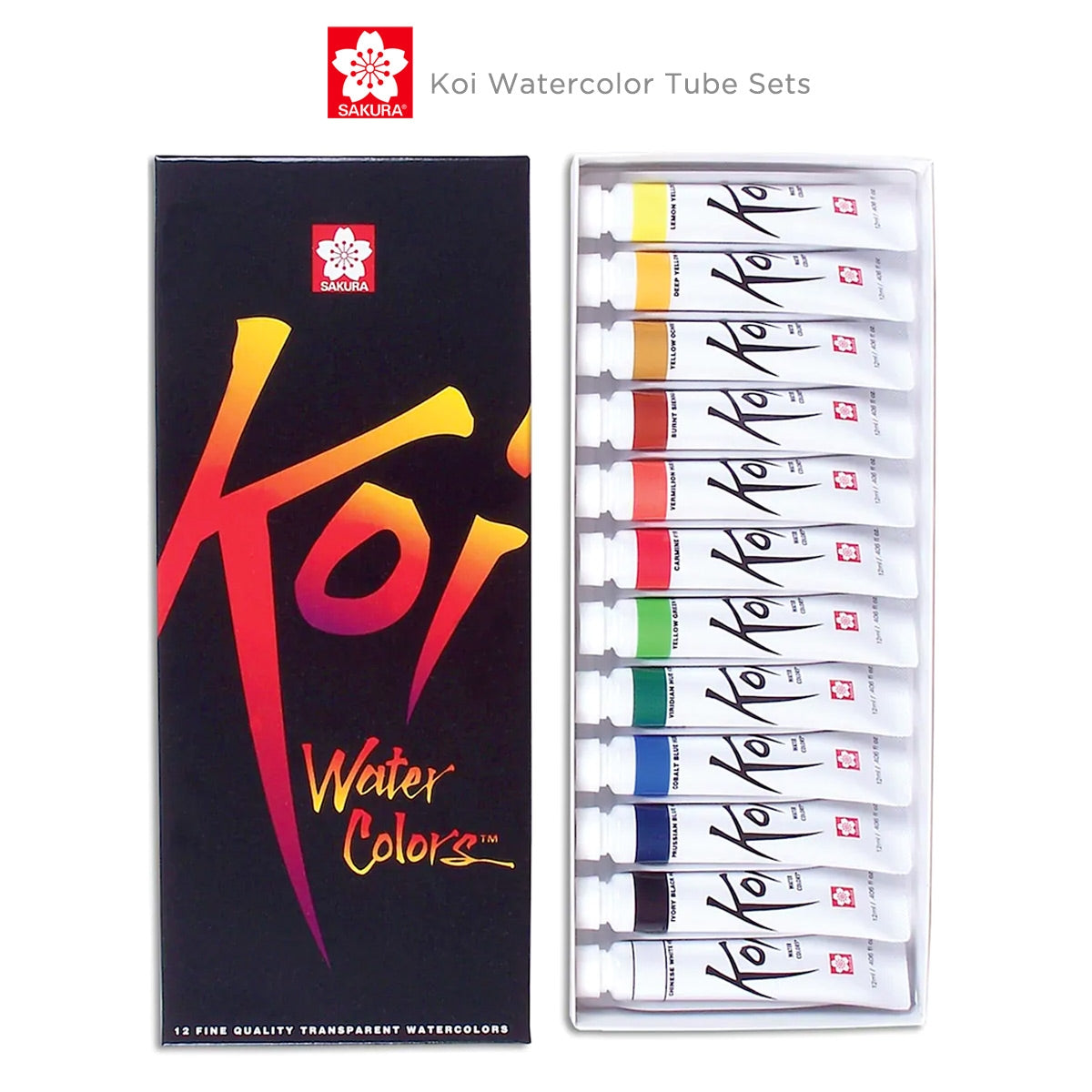 Koi Watercolors tube sets